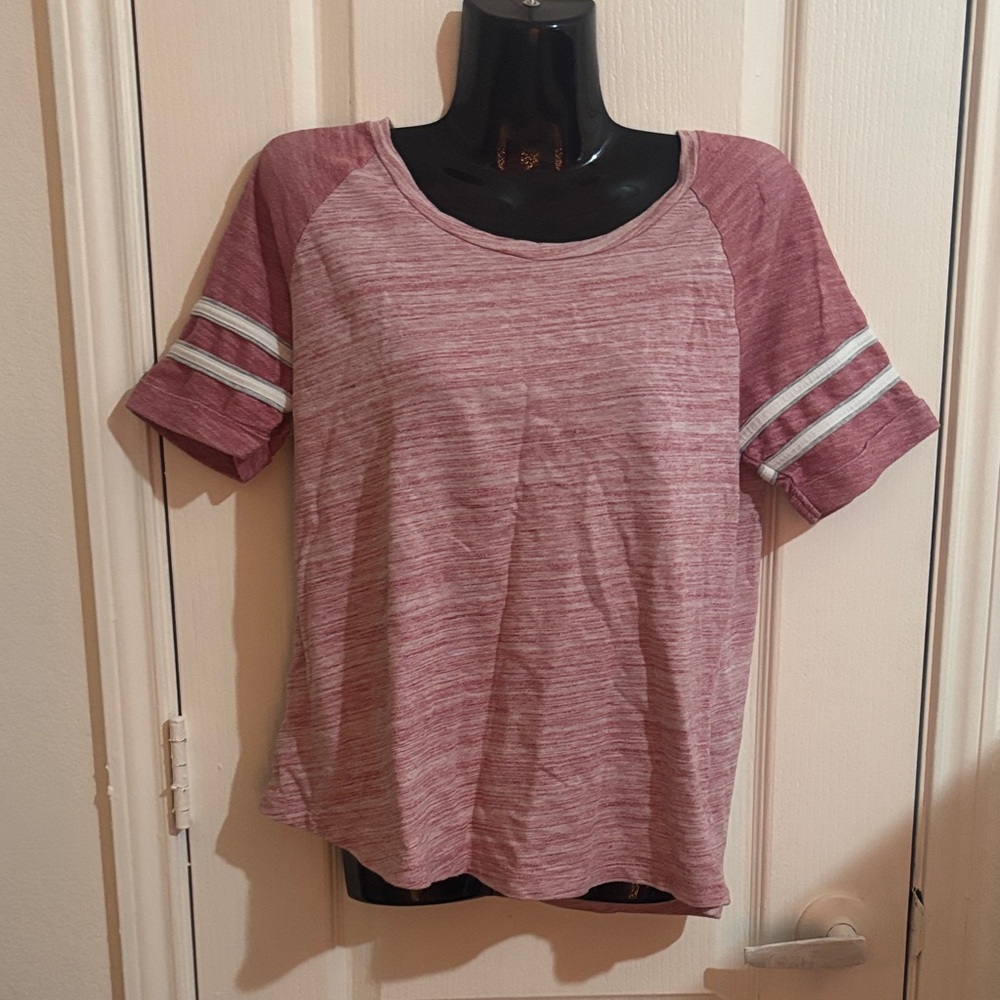 Sonoma Maroon Raglan Sleeve Tee